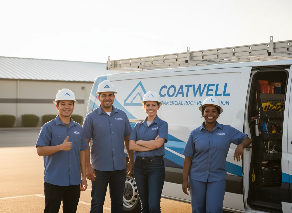 Commercial roof coating company in Abbotsford, WI